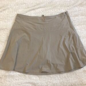 Athleta Everyday Tan Skort sz 14
